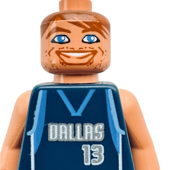 LEGO Sports Minifigure NBA Steve Nash #13 Dirk Nowitzki #41 Dallas Mavericks - Picture 4 of 10